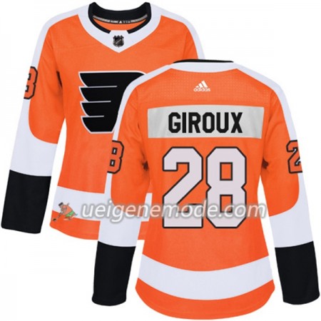 Dame Eishockey Philadelphia Flyers Trikot Claude Giroux 28 Adidas 2017-2018 Orange Authentic